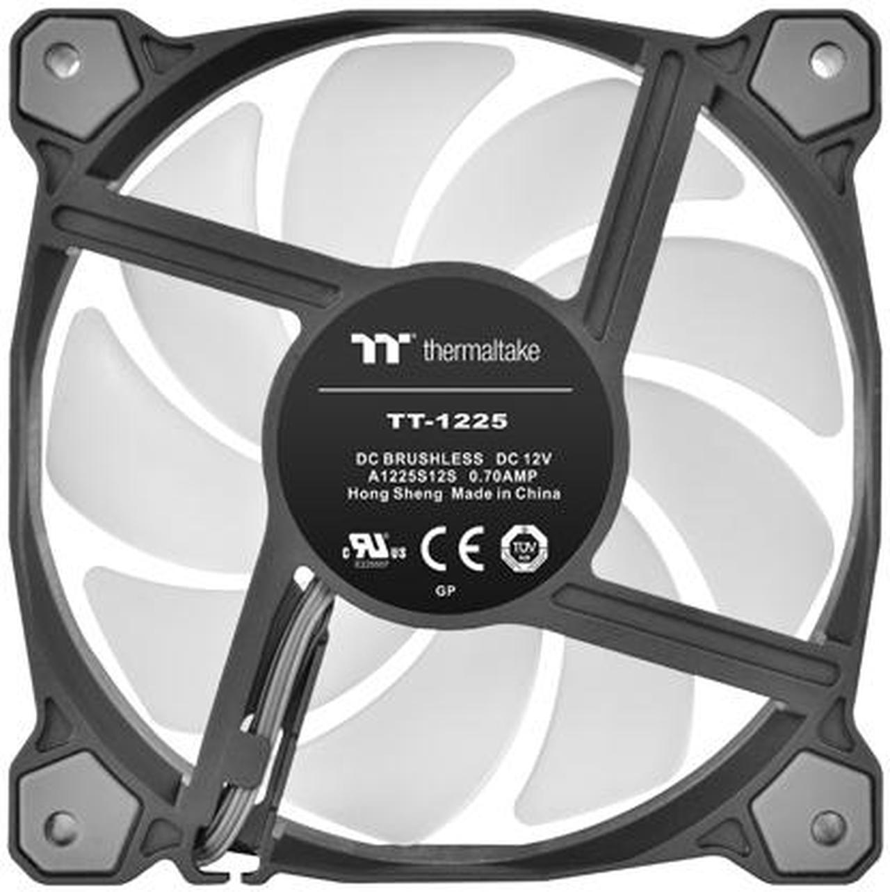 Alt view image 2 of 8 - Thermaltake Pure A14 140mm Blue LED PWM Controlled Hydraulic Bearing High Airflow High Performance Case/Radiator Fan, CL-F110-PL14BU-B