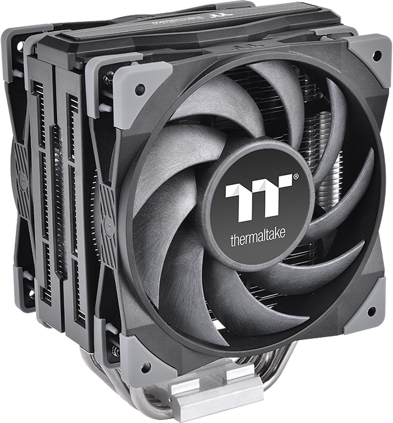 Main image of Thermaltake TOUGHAIR 510 180W TDP CPU Cooler, Intel/AMD Universal Socket (LGA 1200/1700), Dual 120mm 2000RPM High Static Pressure PWM Fan with High Performance Copper Heat Pipes LGA 1700 Ready