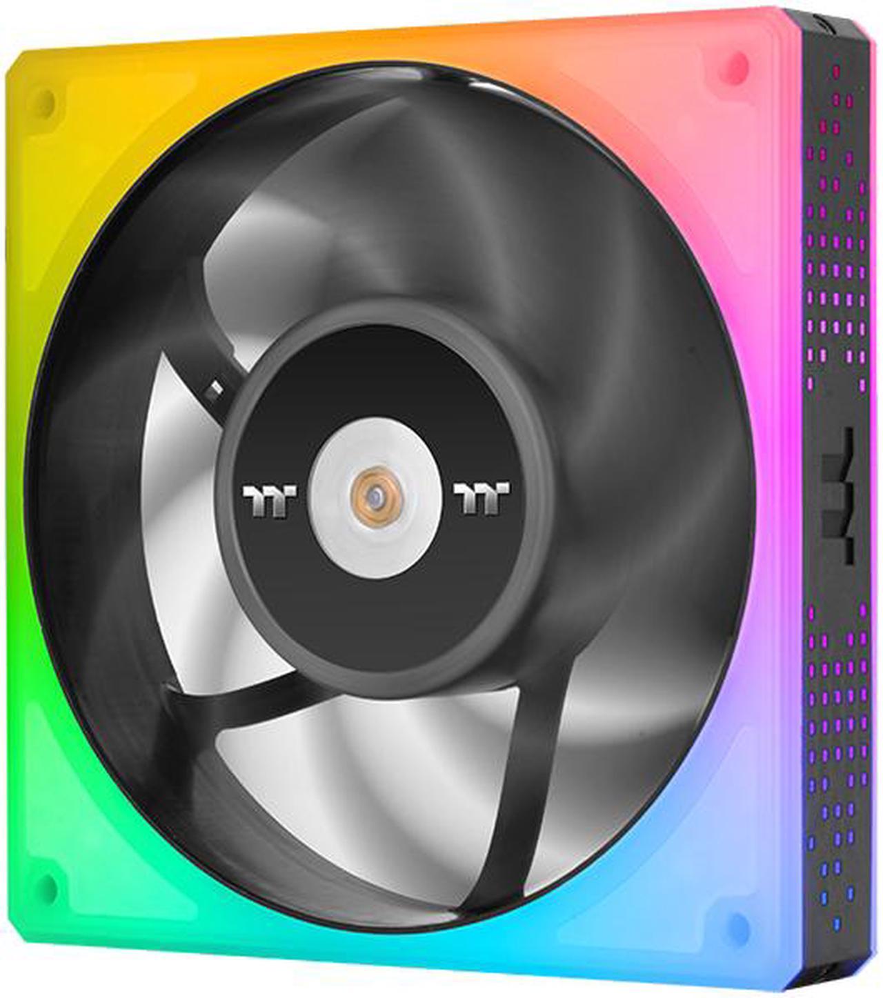 Thermaltake TOUGHFAN 12 RGB Radiator Fan 3 Pack, 16.8 million RGB lighting, Max Air Flow 53.75 CL-F135-PL12SW-A