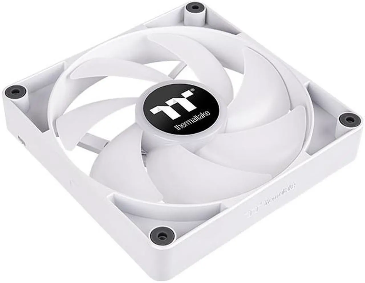 Alt view image 2 of 4 - Thermaltake CT120 ARGB Sync PC Cooling Fan White (2-Fan Pack), 5V Motherboard Sync, 16.8 Million Colors 9 Addressable LEDs, 120 mm Hydraulic Bearing Case/Radiator Fan, CL-F153-PL12SW-A