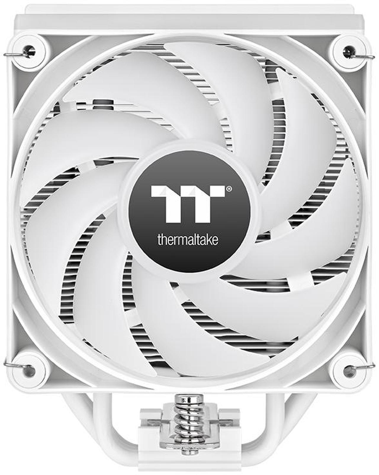 Alt view image 3 of 11 - Thermaltake ASTRIA 200 ARGB CPU Cooler; 4 Copper Heat Pipes; 120mm PWM Fan; 500~1800RPM; Single Tower; Intel/AMD; 210W TDP; White; CL-P137-AL12SW-A