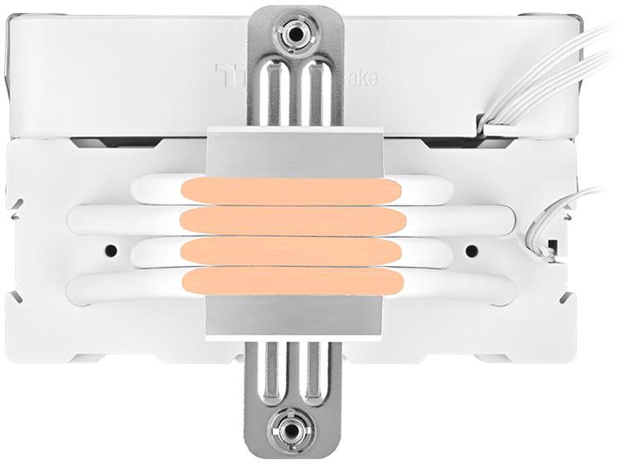 Alt view image 7 of 11 - Thermaltake ASTRIA 200 ARGB CPU Cooler; 4 Copper Heat Pipes; 120mm PWM Fan; 500~1800RPM; Single Tower; Intel/AMD; 210W TDP; White; CL-P137-AL12SW-A