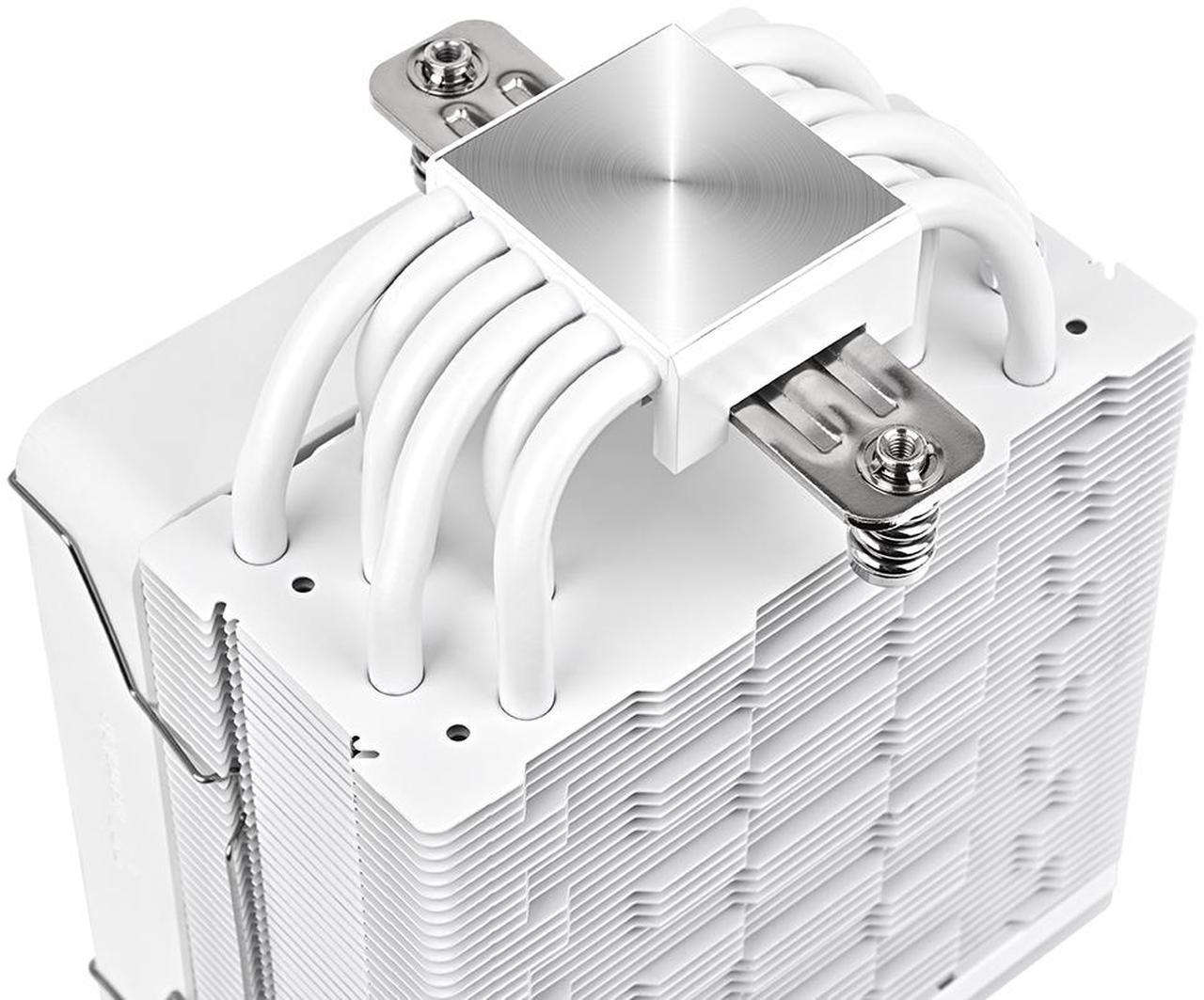Alt view image 8 of 11 - Thermaltake ASTRIA 400 ARGB CPU Cooler; 6 Copper Heat Pipes; 120mm PWM Fan; 500~1800RPM; Single Tower; Intel/AMD; 230W TDP; White; CL-P138-CA12SW-A
