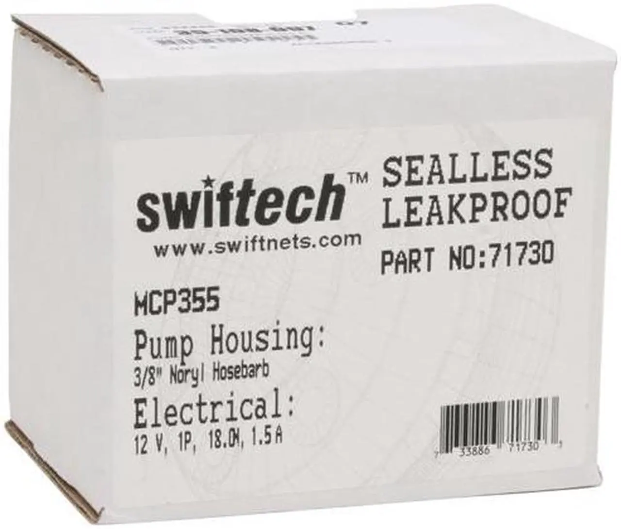 Alt view image 3 of 3 - Swiftech MCP355 12 VDC Pump