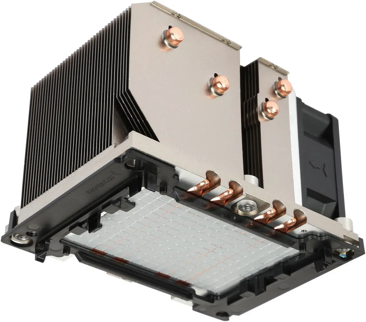 Alt view image 6 of 7 - Dynatron B5 Intel Socket FCLGA3647 Narrow ILM 60x60x25mm PWM Fan, Aluminum Heatsink with Heatpipe embedded for 2U Server up to CPU power 205 Watts CPU Cooler