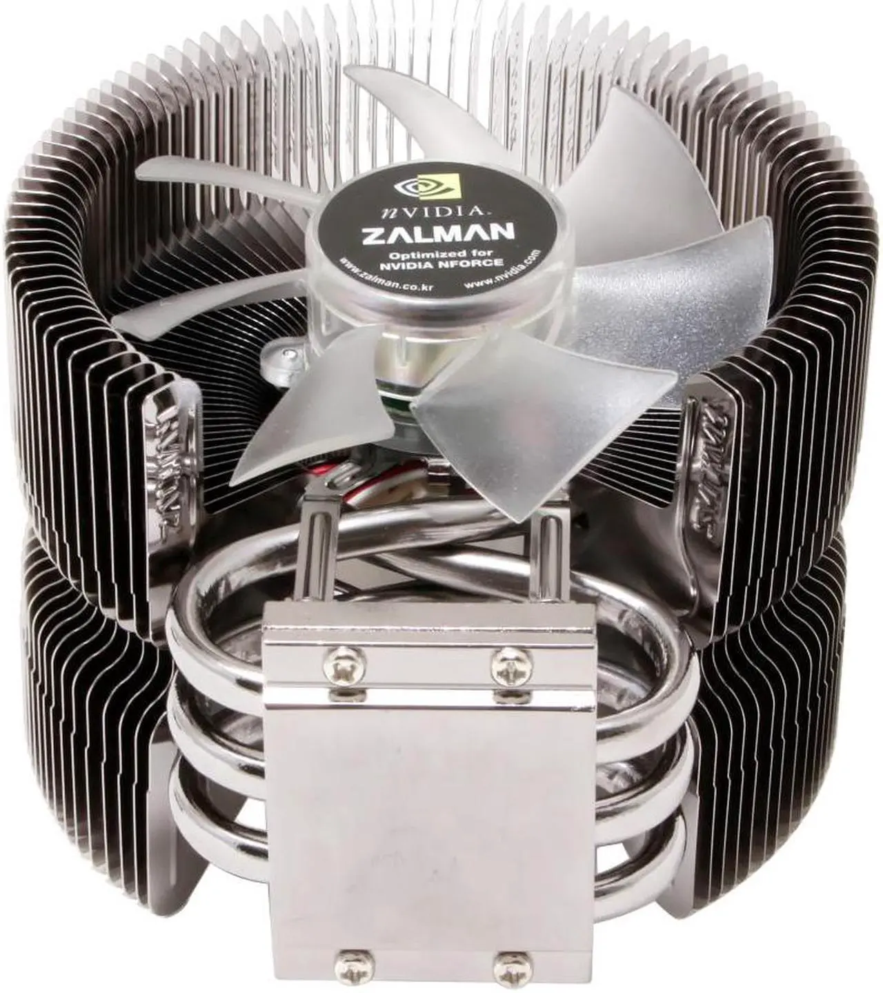 Alt view image 3 of 5 - ZALMAN CNPS 9500 AM2 2 Ball CPU Cooling Fan/Heatsink