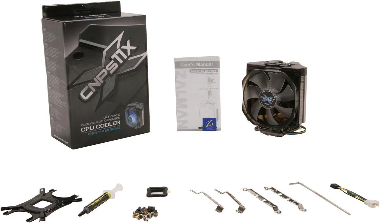 Alt view image 6 of 6 - ZALMAN CNPS11X Extreme V-Shaped Dual Heatpipe Design w/120mm Long Life Bearing CPU Cooler Compatible with Intel Sandy Bridge