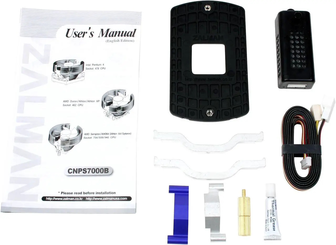 Alt view image 3 of 4 - ZALMAN CNPS7000B-ALCU 92mm 2 Ball Cooling Fan