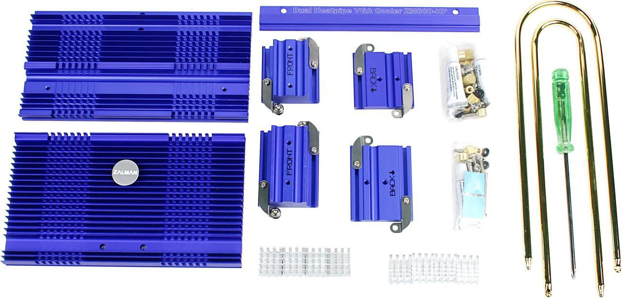 Alt view image 2 of 3 - ZALMAN ZM80D-HP Dual Heatpipe Noiseless VGA Cooler