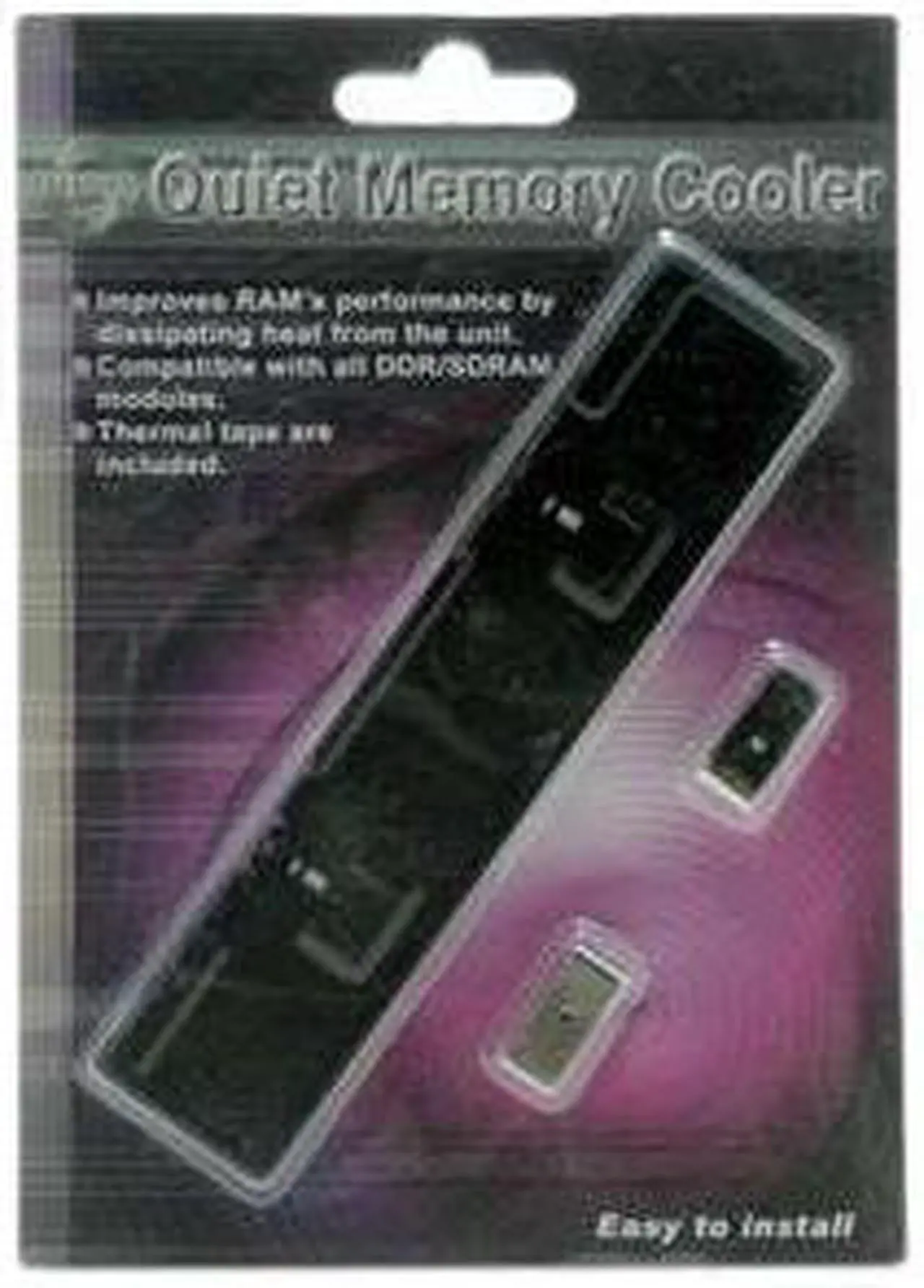 Alt view image 2 of 2 - EVERCOOL EC-MC-BK Aluminum Heatsinks only