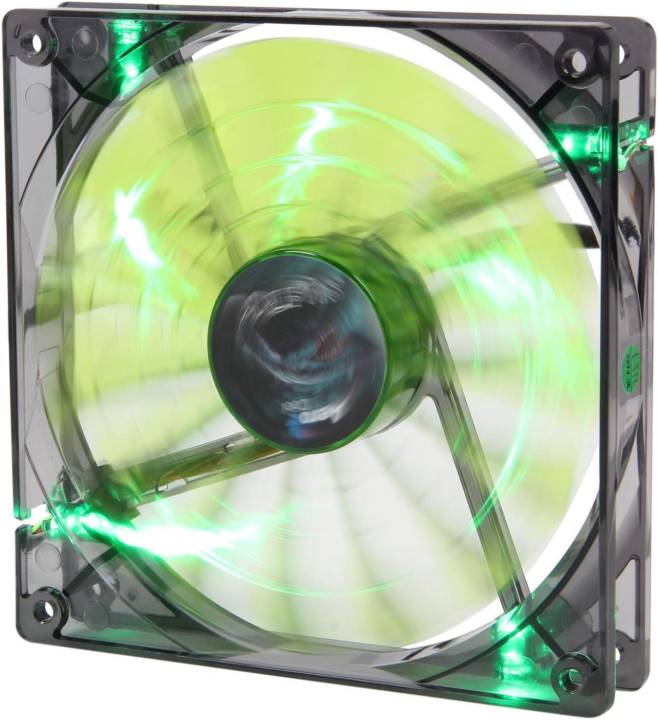 Main image of AeroCool Shark 140mm Green, Green LED Case Fan