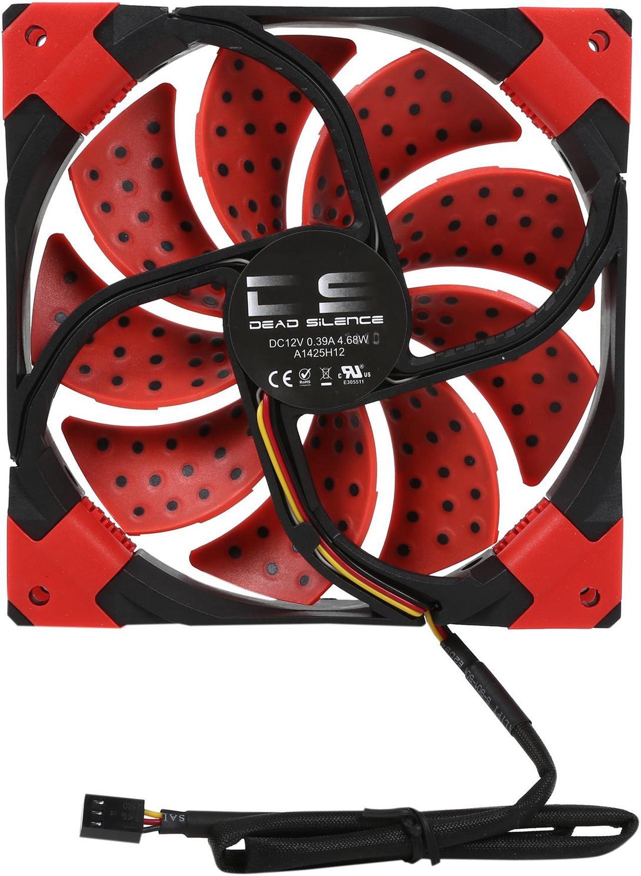Alt view image 5 of 5 - AeroCool AeroCool Fan Cooling for PC, DS 140mm DS 140mm Red 140mm Patented Dual layered blades with noise and shock reduction frame