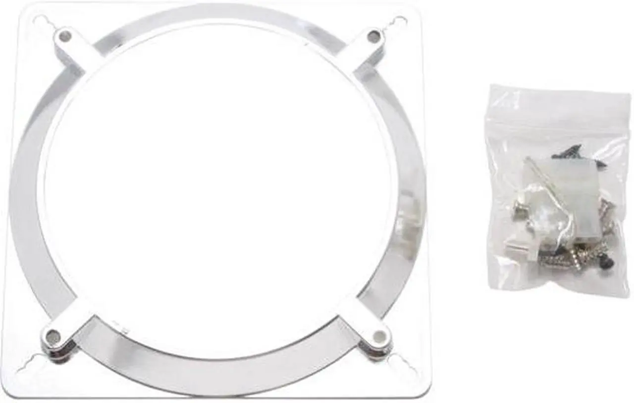 Alt view image 3 of 4 - AeroCool Streamliner-Silver 140mm Blue LED Case Cooling Fan