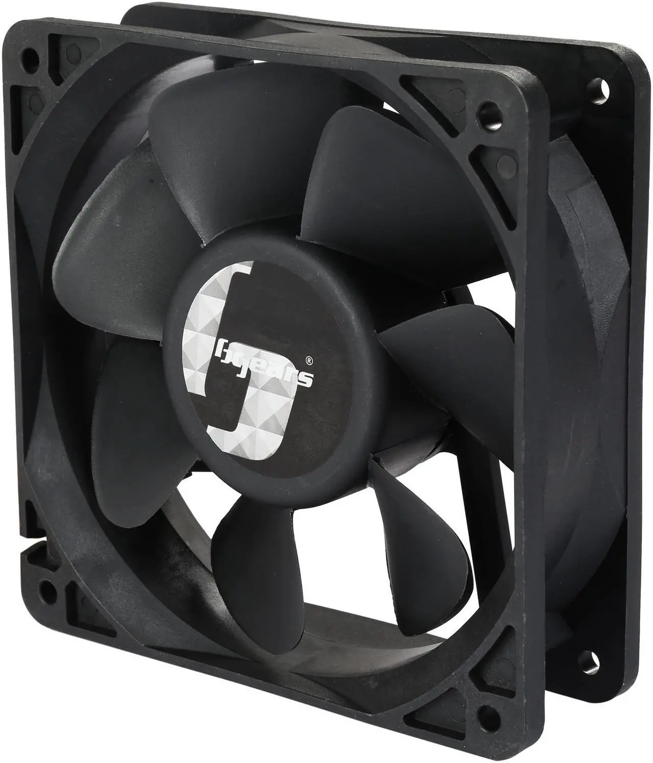 Alt view image 3 of 5 - Bgears b-Blaster 120x38mm 2 ball bearing High Speed 4500 RPM High Airflow 218 CFM 3pin 3wire 12VDC fan.