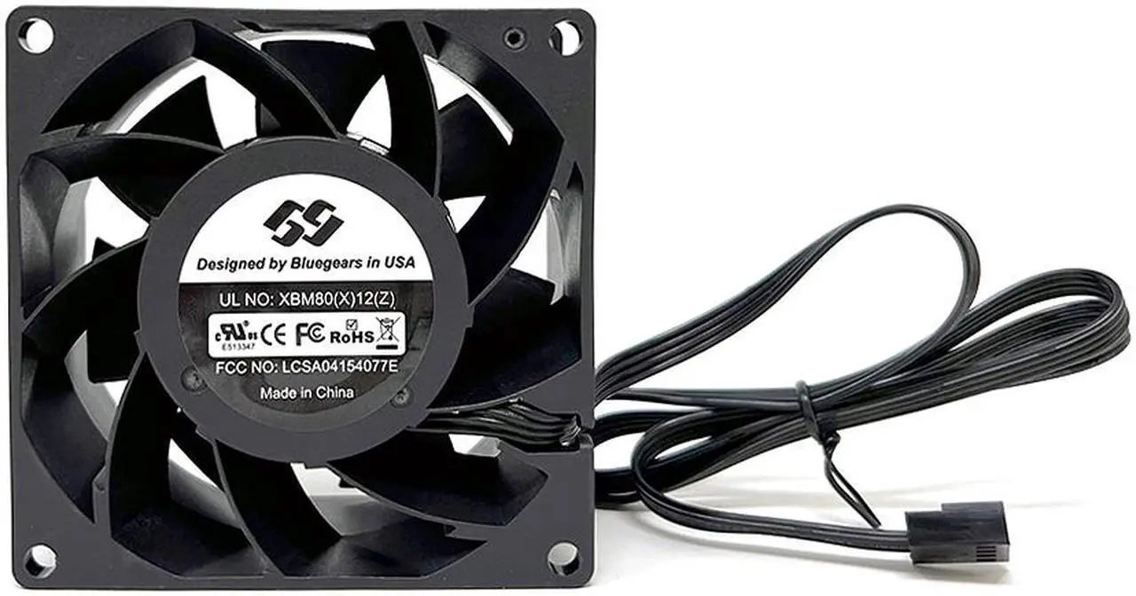 High Cfm Fan Bgears B-Blaster 40mm 2 Ball Bearing High Speed 9000 RPM High  Airflow 17 CFM 3pi 12v Fan