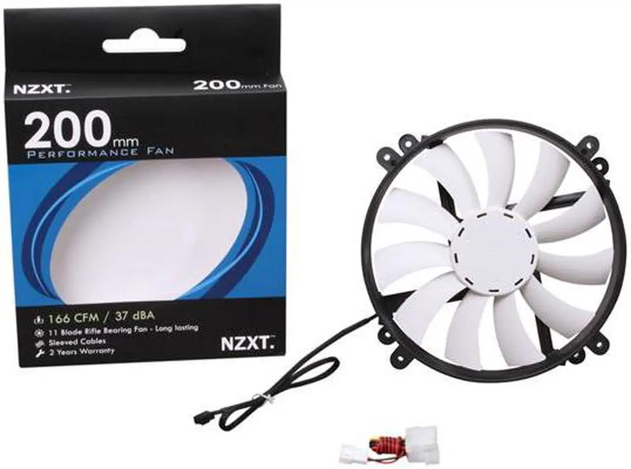 Alt view image 6 of 5 - NZXT FN-200RB 200 mm Case cooler