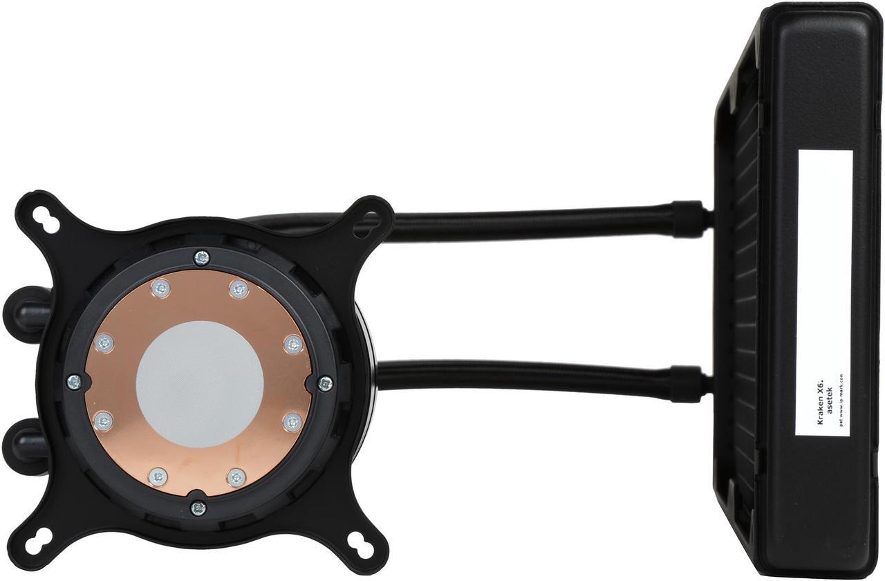 Alt view image 4 of 10 - NZXT Kraken X62 280mm - All-In-One RGB CPU Liquid Cooler - CAM-Powered - Infinity Mirror Design - Performance Engineered Pump - Reinforced Extended Tubing - Aer P140mm Radiator Fan (2 Included)