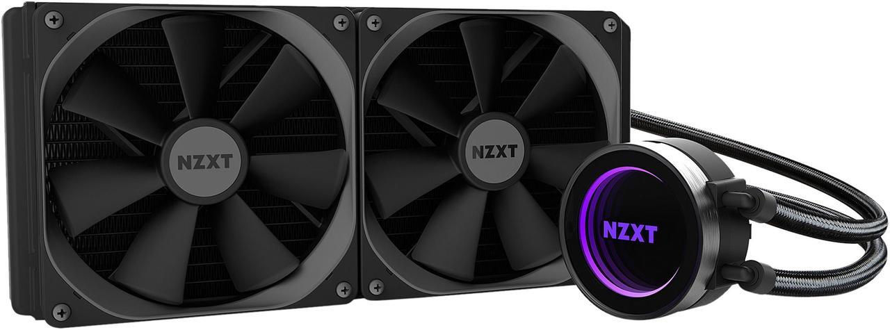 Alt view image 2 of 10 - NZXT Kraken X62 280mm - All-In-One RGB CPU Liquid Cooler - CAM-Powered - Infinity Mirror Design - Performance Engineered Pump - Reinforced Extended Tubing - Aer P140mm Radiator Fan (2 Included)