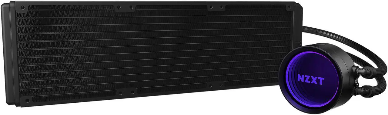 Alt view image 4 of 6 - NZXT Kraken X73 360mm - RL-KRX73-01 - AIO RGB CPU Liquid Cooler - Rotating Infinity Mirror Design - Powered By CAM V4 - RGB Connector - 3 x Aer P120 120mm Radiator Fans LGA 1700 Compatible