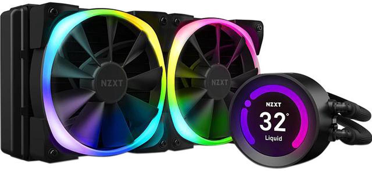 NZXT Kraken Z53 240mm Liquid Cooler with LCD Display - Black