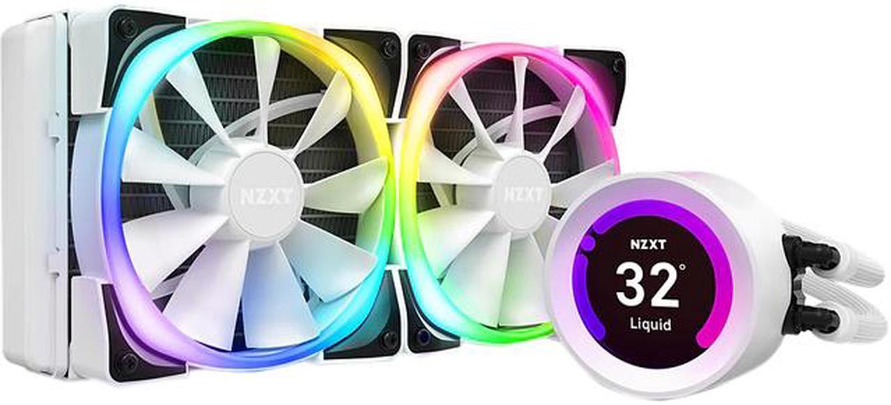 Main image of NZXT Kraken Z53 240mm Liquid Cooler with LCD Display LGA 1700 compatible - White