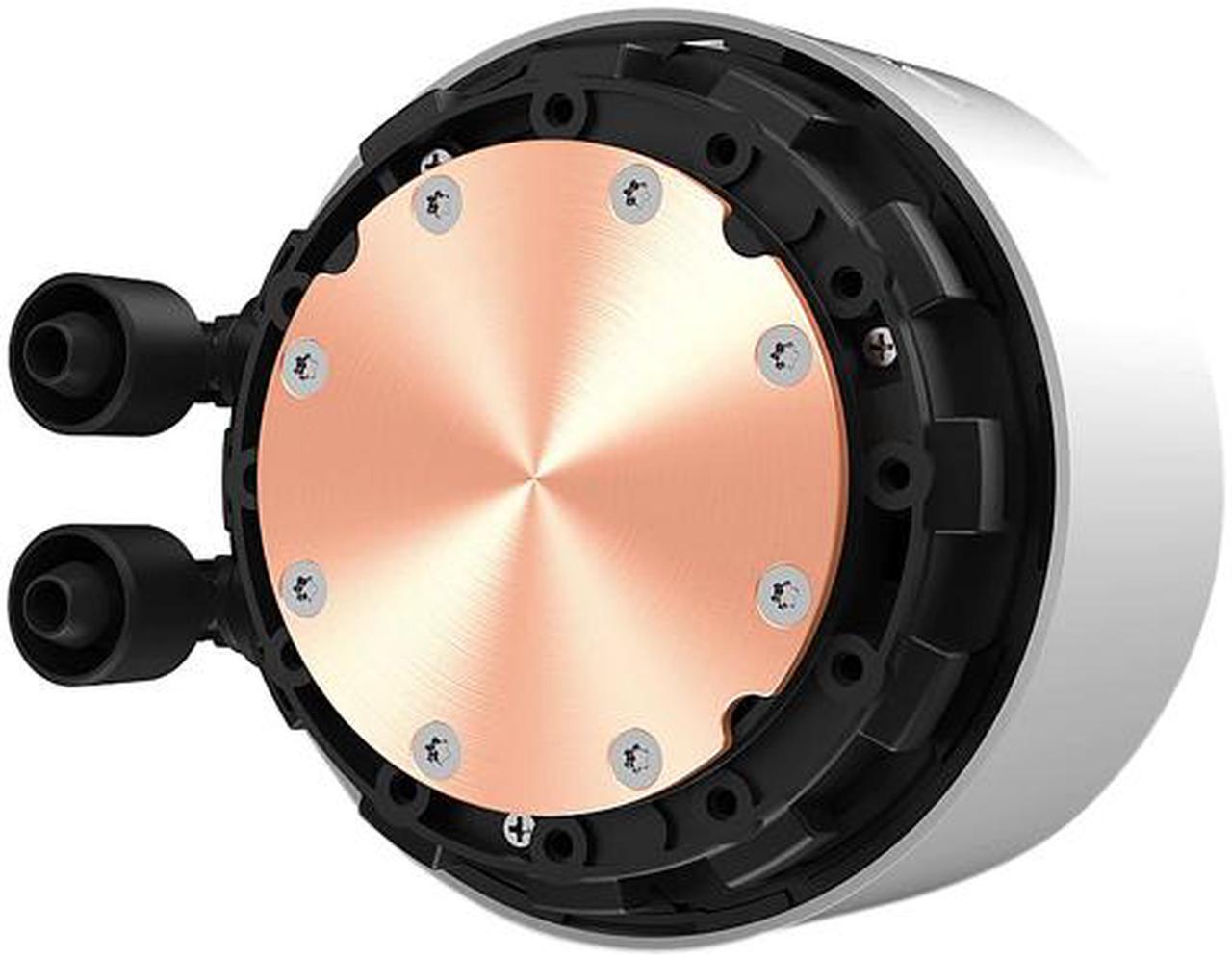 Alt view image 5 of 7 - NZXT Kraken Z53 240mm Liquid Cooler with LCD Display LGA 1700 compatible - White