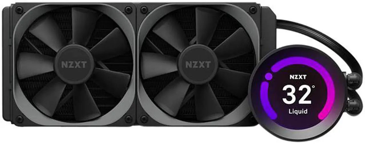 Main image of NZXT Kraken Z53 240mm Liquid Cooler with LCD Display - Black