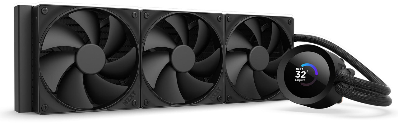 Open Box: NZXT KRAKEN PLUS 360 MM AIO LIQUID COOLER WITH 1.54" LCD & STATIC PRESSURE FANS - Newegg.com - Open Box condition - Image 8