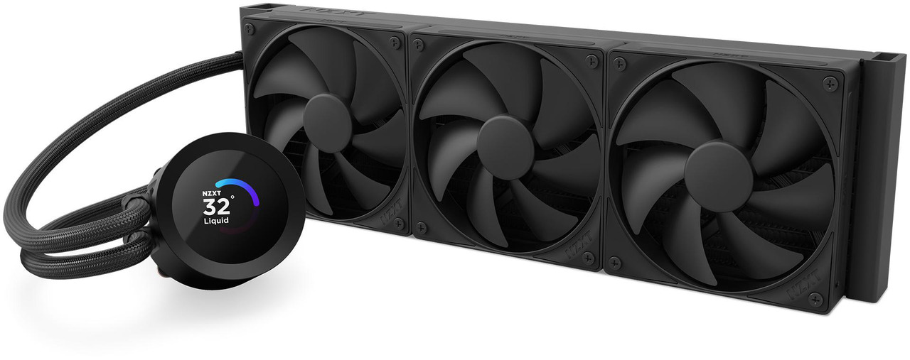 Open Box: NZXT KRAKEN PLUS 360 MM AIO LIQUID COOLER WITH 1.54" LCD & STATIC PRESSURE FANS - Newegg.com - Open Box condition - Image 13