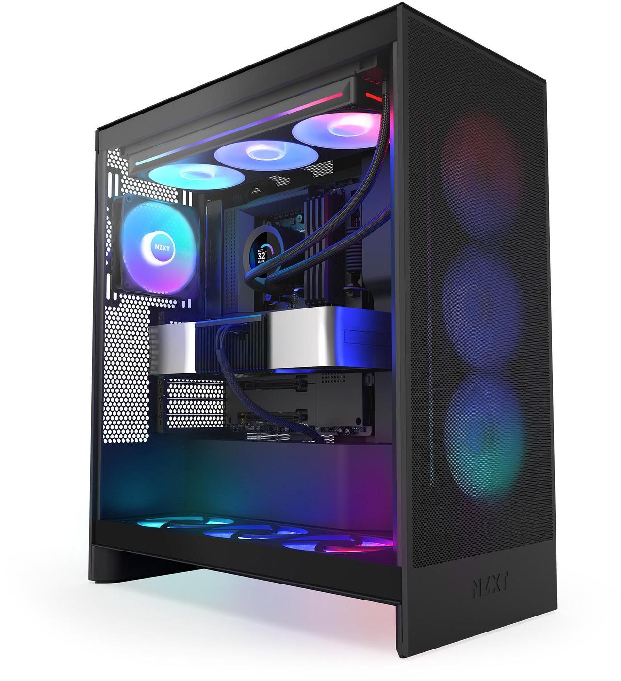 Alt view image 4 of 8 - NZXT KRAKEN PLUS RGB 360 MM BLACK AIO LIQUID COOLER WITH 1.54" LCD & RGB CORE SINGLE FRAME FAN