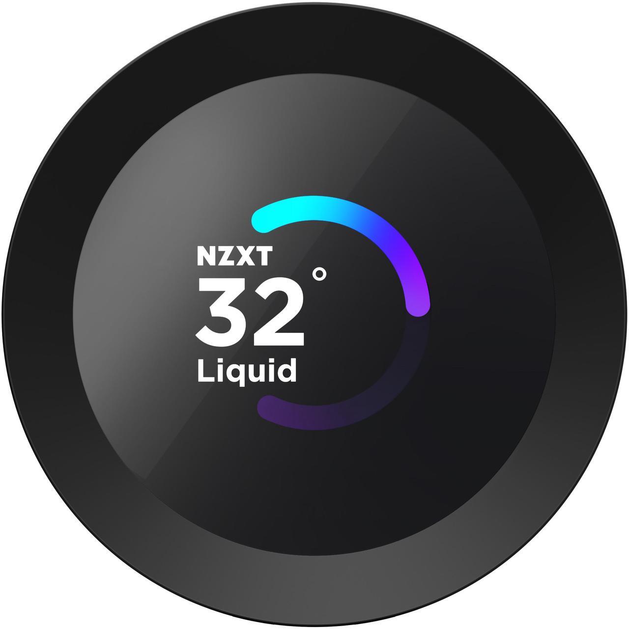 Alt view image 7 of 8 - NZXT KRAKEN PLUS RGB 360 MM BLACK AIO LIQUID COOLER WITH 1.54" LCD & RGB CORE SINGLE FRAME FAN