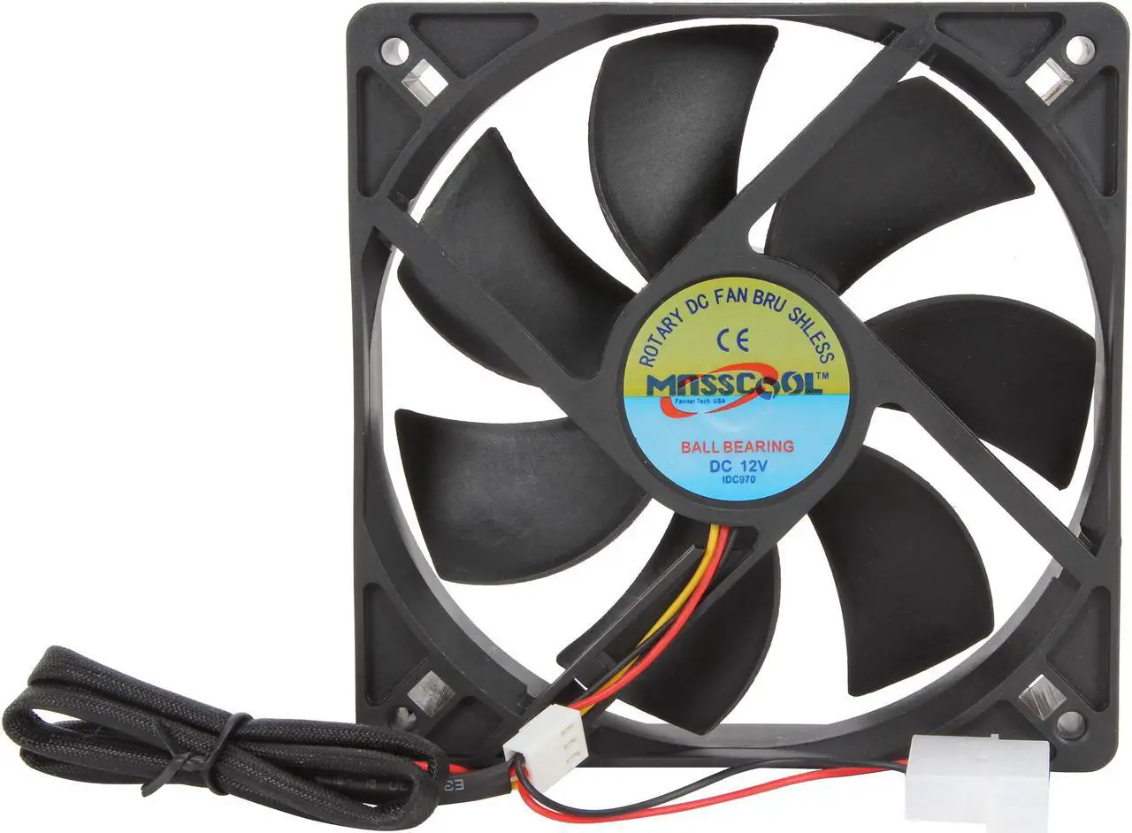 Alt view image 4 of 6 - MASSCOOL FD12025B1H3/4 High Speed Case Fan