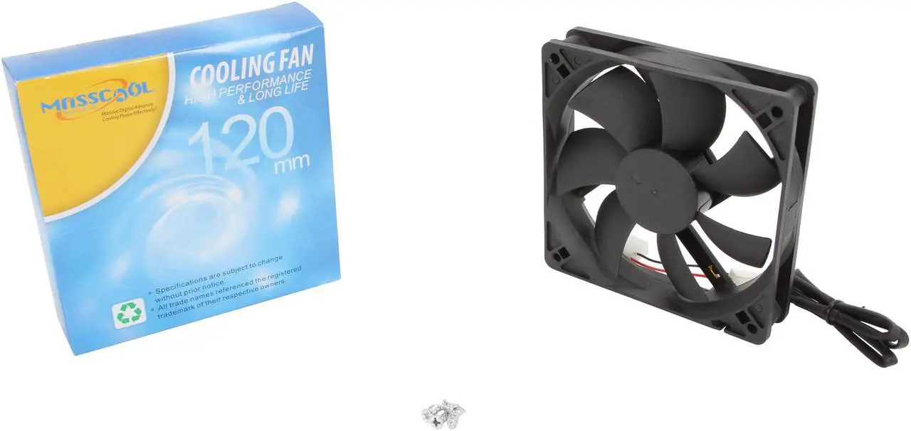 Alt view image 6 of 6 - MASSCOOL FD12025B1H3/4 High Speed Case Fan