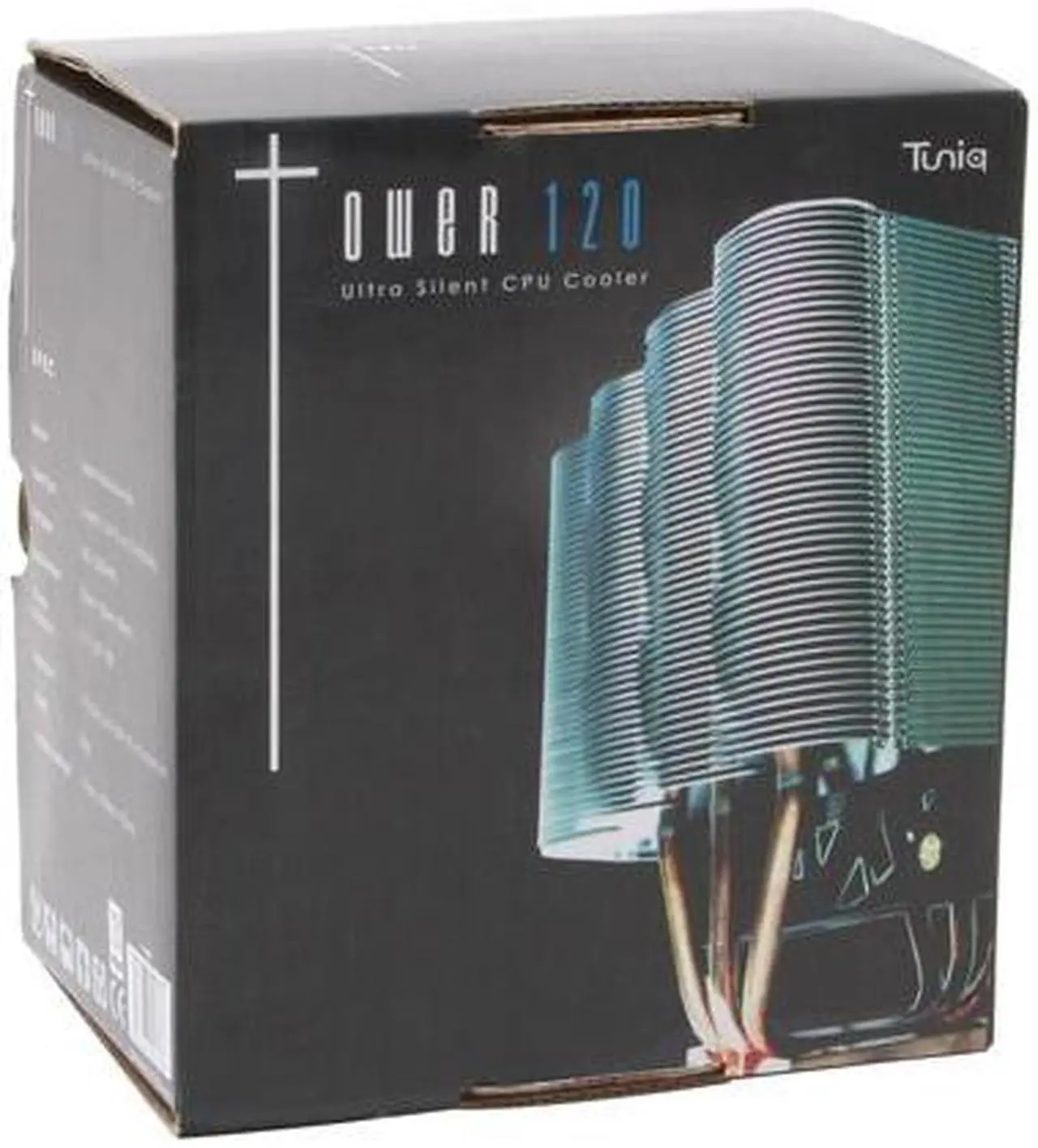 Alt view image 5 of 5 - Tuniq Tower 120 Universal CPU Cooler 120mm Cooling Fan and Fan Controller/Heatsink