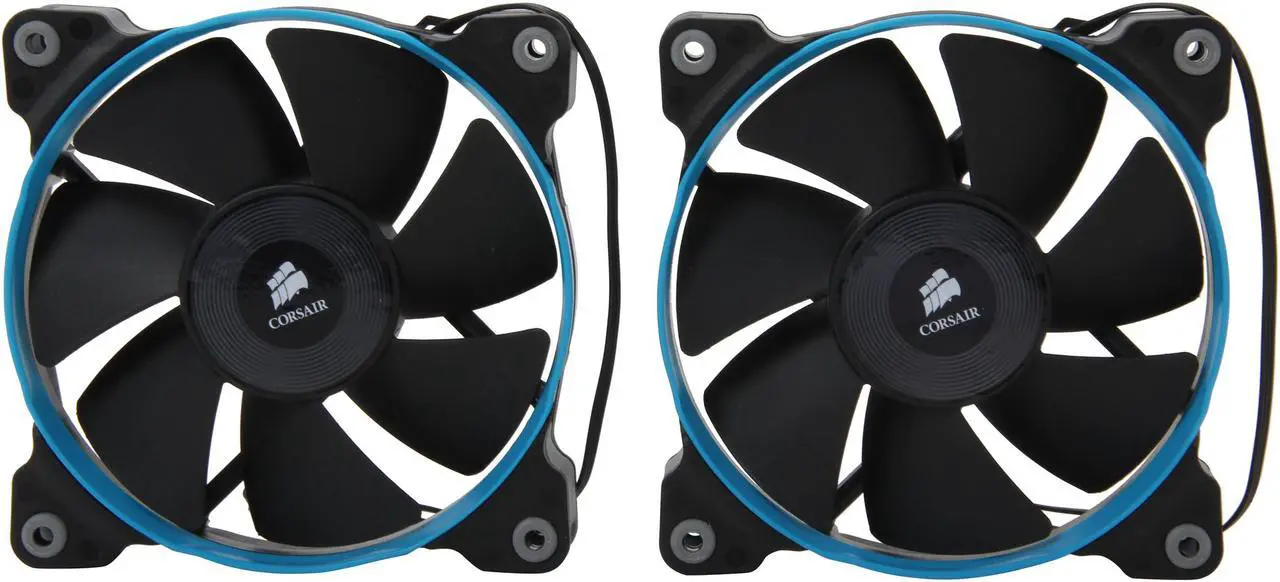 Alt view image 3 of 5 - Corsair Air Series SP120 Quiet Edition 120mm High Static Pressure Twin Pack Fan (CO-9050006-WW)