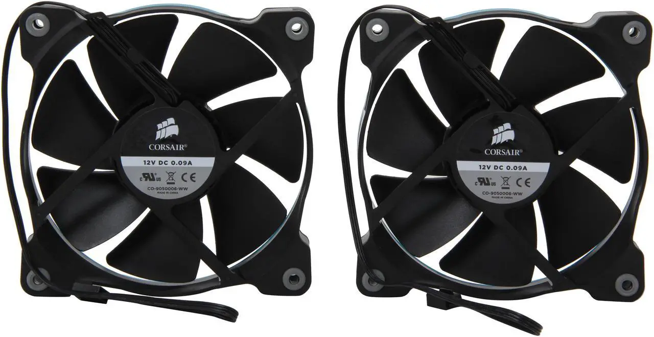 Alt view image 5 of 5 - Corsair Air Series SP120 Quiet Edition 120mm High Static Pressure Twin Pack Fan (CO-9050006-WW)