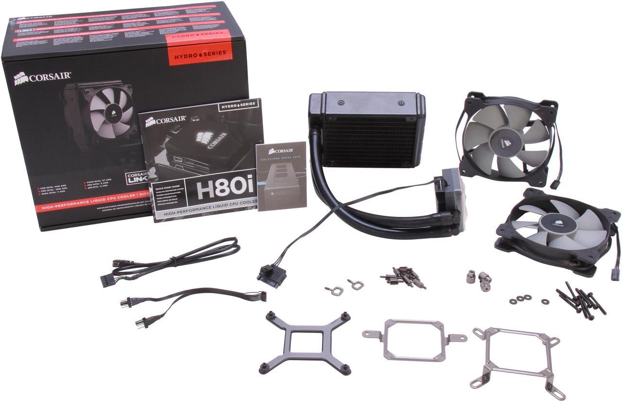Alt view image 8 of 8 - CORSAIR Hydro Series H80i High Performance Water/Liquid CPU Cooler. 120mm