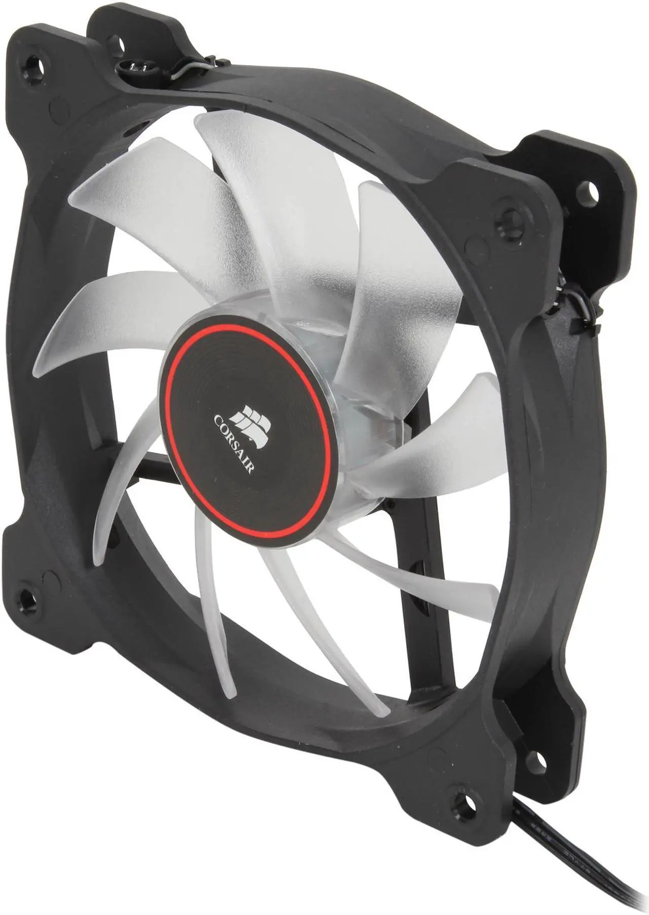 Alt view image 4 of 5 - Corsair Air Series AF120 LED 120mm Quiet Edition High Airflow Fan Single Pack - Red (CO-9050015-RLED)