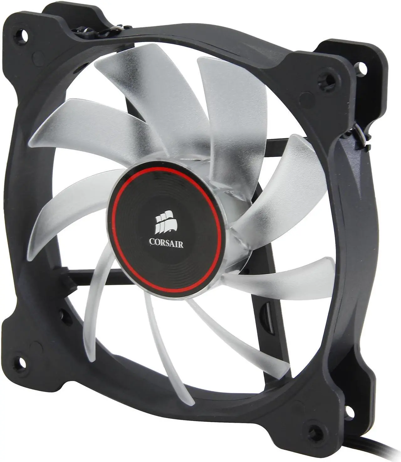 Alt view image 3 of 5 - Corsair Air Series AF120 LED 120mm Quiet Edition High Airflow Fan Twin Pack - Red (CO-9050016-RLED)