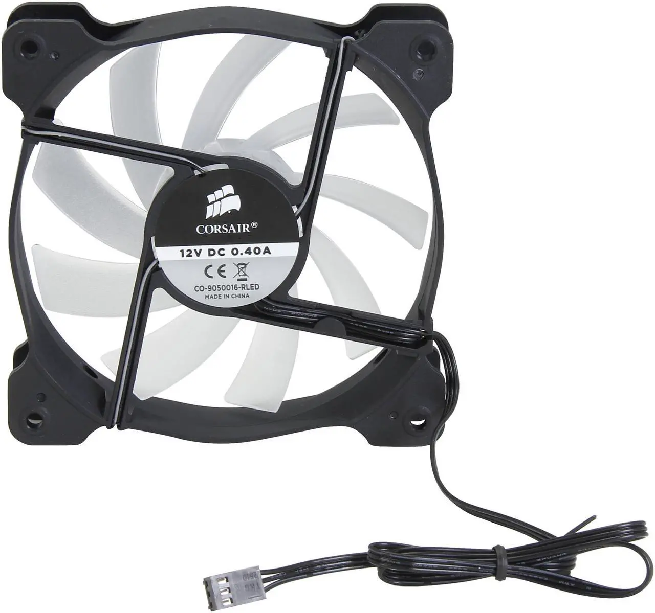 Alt view image 5 of 5 - Corsair Air Series AF120 LED 120mm Quiet Edition High Airflow Fan Twin Pack - Red (CO-9050016-RLED)