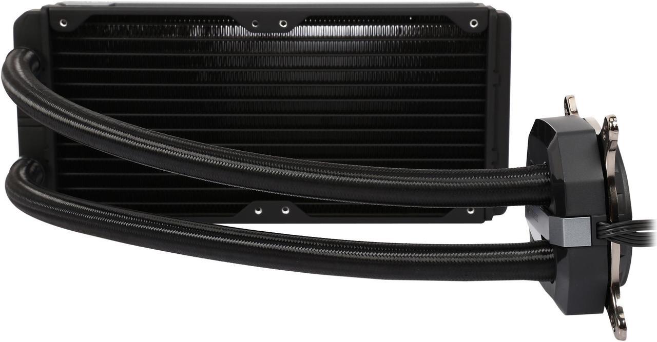 Alt view image 3 of 9 - Corsair Hydro Series H100i GTX Extreme Performance Water / Liquid CPU Cooler. 240mm (CW-9060021-WW)