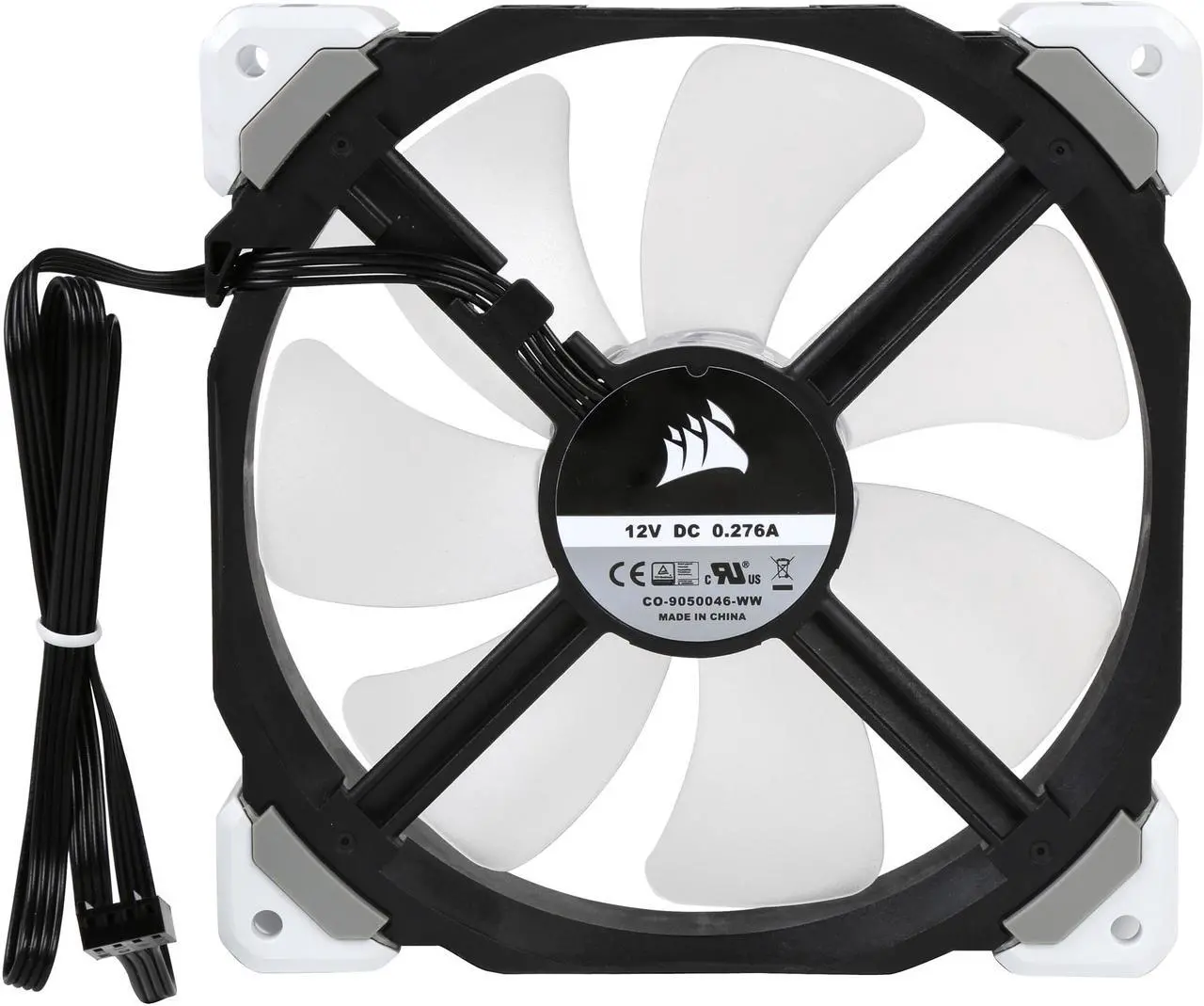 Alt view image 5 of 8 - Corsair ML140 PRO LED CO-9050046-WW 140mm Premium Magnetic Levitation PWM Fan WHITE