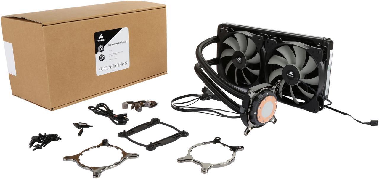 Alt view image 9 of 9 - Corsair Certified Hydro Series H115i Extreme Performance Water/Liquid CPU Cooler (CW-9060027-WW/RF)