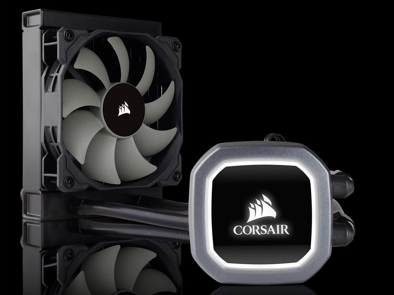 Alt view image 2 of 20 - Corsair Hydro Series, H60 2018 (CW-9060036-WW), 120mm Radiator, Single 120mm PWM Fan, Liquid CPU Cooler LGA 1700 Compatible