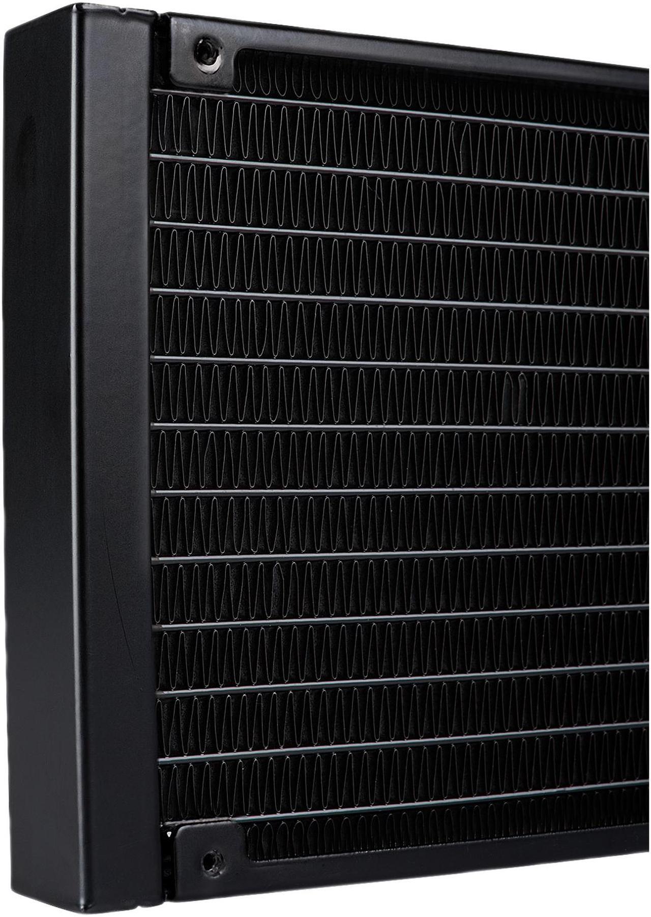 Alt view image 5 of 7 - CORSAIR Hydro Series, H115i RGB PLATINUM, 280mm, 2 x ML PRO 140mm RGB PWM Fans, RGB Lighting & Fan Control w/ Software, Liquid CPU Cooler. CW-9060038-WW. Support: Intel 1200, 2066, AMD AM4, TR4.