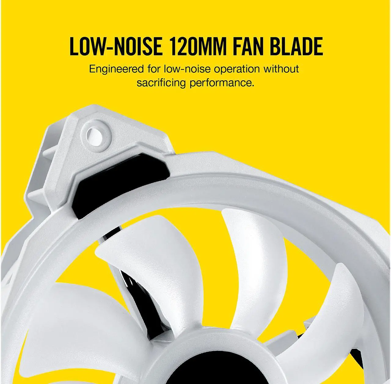 Alt view image 7 of 8 - Corsair LL Series CO-9050091-WW LL120 RGB, 120mm Dual Light Loop RGB LED PWM Fan, Single Pack, White.