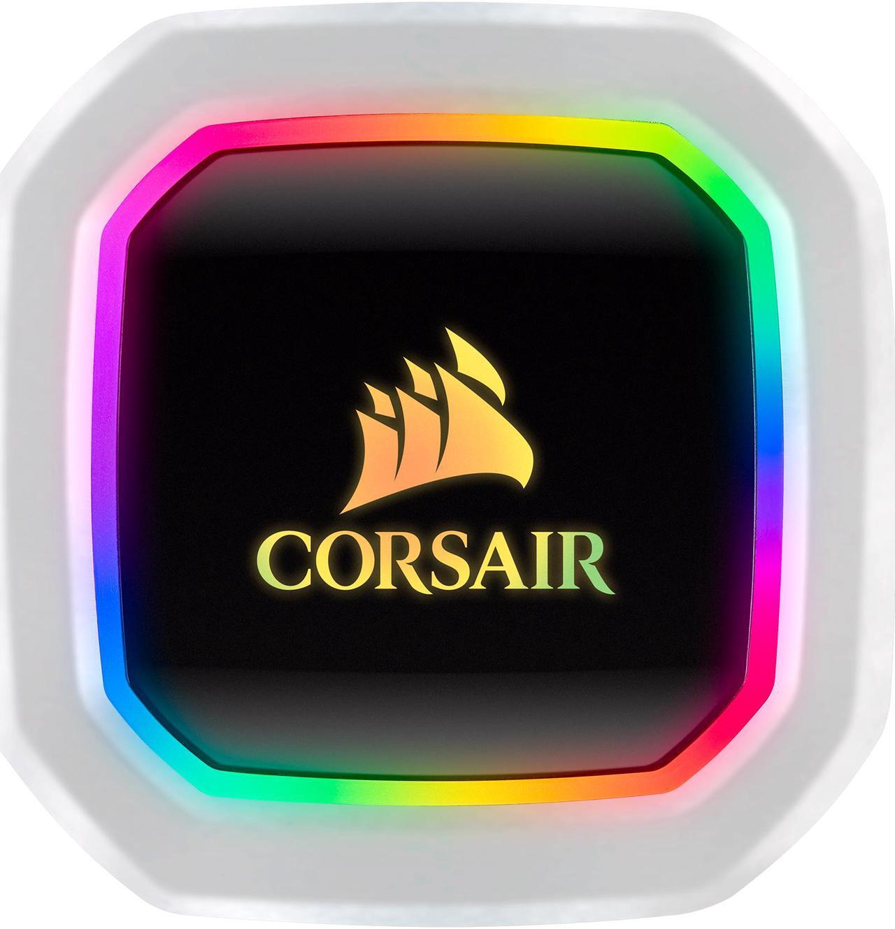 Alt view image 2 of 4 - Corsair Hydro Series, H100i RGB PLATINUM SE, 240mm Radiator, Dual LL120 RGB PWM Fans, Advanced RGB Lighting and Fan Control with Software, Liquid CPU Cooler. CW-9060041-WW. Support: Intel 2066, AMD AM4, TR4.