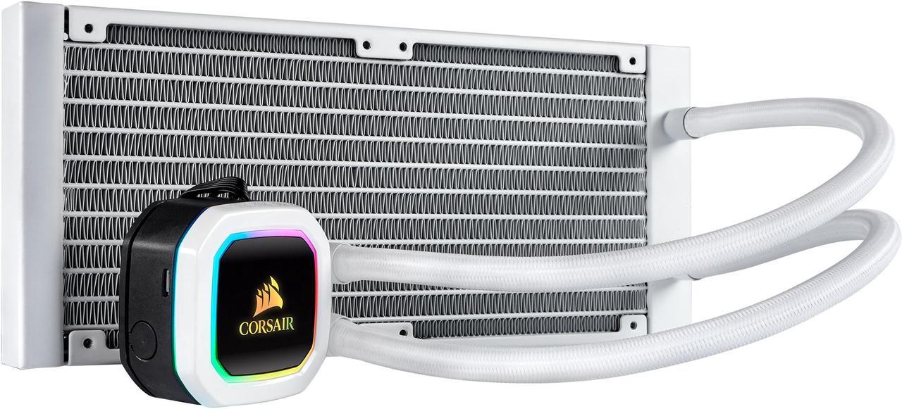 Alt view image 3 of 4 - Corsair Hydro Series, H100i RGB PLATINUM SE, 240mm Radiator, Dual LL120 RGB PWM Fans, Advanced RGB Lighting and Fan Control with Software, Liquid CPU Cooler. CW-9060041-WW. Support: Intel 2066, AMD AM4, TR4.