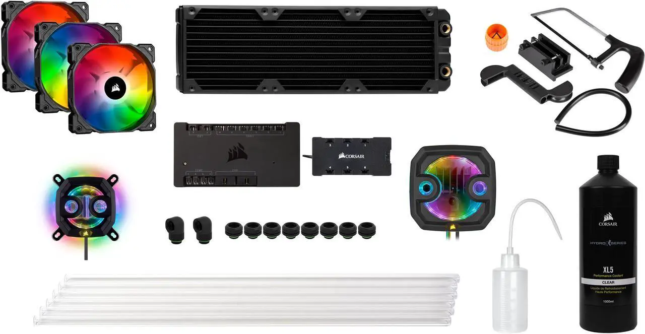 Main image of CORSAIR Hydro X Series iCUE XH303i RGB Custom Cooling Kit, CX-9070004-WW