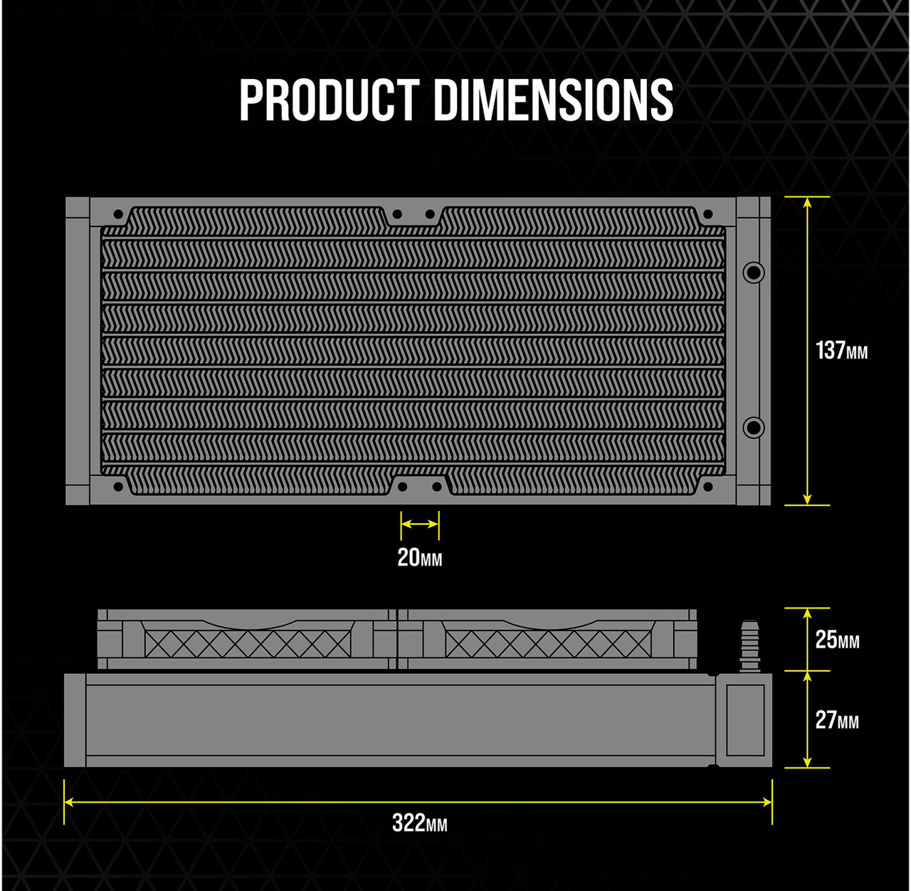 Open Box: Corsair Hydro Series, iCUE H115i ELITE CAPELLIX, 280mm Radiator, Dual ML140 RGB PWM Fans, Powerful iCUE Software, Liquid CPU Cooler LGA 1700 Compatible - Newegg.com - Open Box condition - Image 15